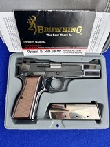 2001 In Box Browning Belgium Hi Power 9mm Para Adj Sights Ambi Safety - 1 of 20