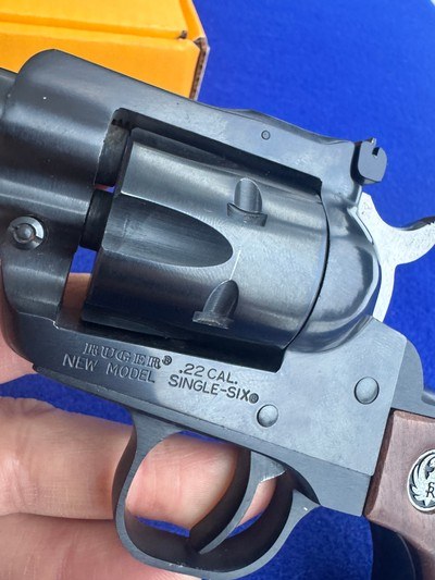 1978 In Box Ruger New Model Single Six Convertable .22 LR/.22 WMR - Image 6 of 20