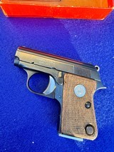 1965 In Box Colt .25 Auto Junior Colt Papers 2 mags Curio Relic C&R Astra - 4 of 20