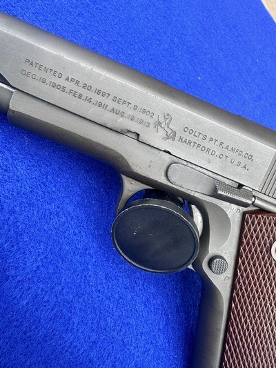 1943 Colt 1911A1 WWII .45 ACP 1911 Matched Slide GHD U.S. Army - Image 3 of 20