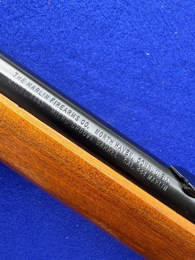 Nice 1977 Marlin 444S Lyman Sight .444 Marlin Lever Gun - Image 10 of 20