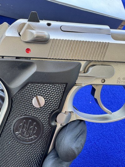 LNIB 1994 Beretta 92FS Inox GHOST 9mm Italy - Image 9 of 20