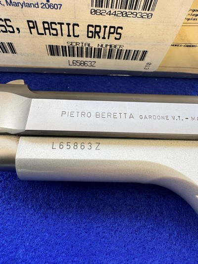 LNIB 1994 Beretta 92FS Inox GHOST 9mm Italy - Image 18 of 20