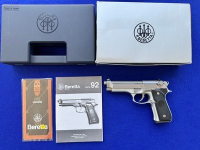 LNIB 1994 Beretta 92FS Inox GHOST 9mm Italy
