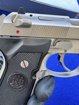 LNIB 1994 Beretta 92FS Inox GHOST 9mm Italy - Image 9 of 20