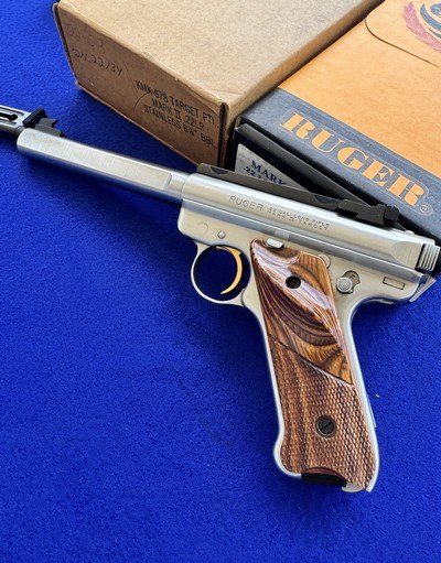 LNIB 1992 Ruger Mk II Competition Target Model Stainless Scope Rings - Image 11 of 20