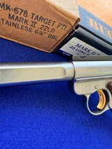 LNIB 1992 Ruger Mk II Competition Target Model Stainless Scope Rings - Image 13 of 20