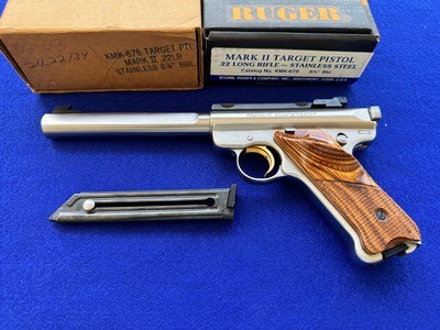 LNIB 1992 Ruger Mk II Competition Target Model Stainless Scope Rings - Image 6 of 20