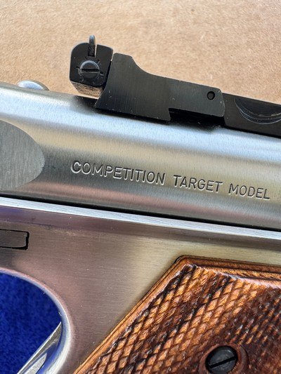 LNIB 1992 Ruger Mk II Competition Target Model Stainless Scope Rings - Image 8 of 20