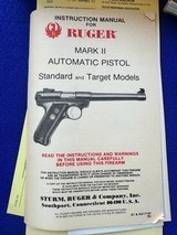 LNIB 1992 Ruger Mk II Competition Target Model Stainless Scope Rings - Image 5 of 20