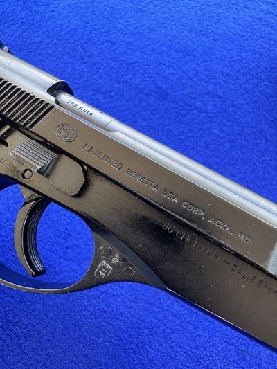 Desired 1995 Beretta 86 Cheetah Italy .380 ACP Tip Up Barrel Bruniton - Image 10 of 20