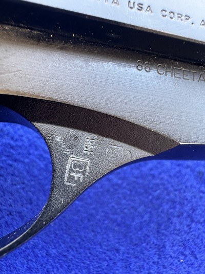 Desired 1995 Beretta 86 Cheetah Italy .380 ACP Tip Up Barrel Bruniton - Image 18 of 20