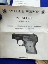 1971 Smith Wesson Model 61-3 Escort *RARE* Nickel .22LR - Image 3 of 20