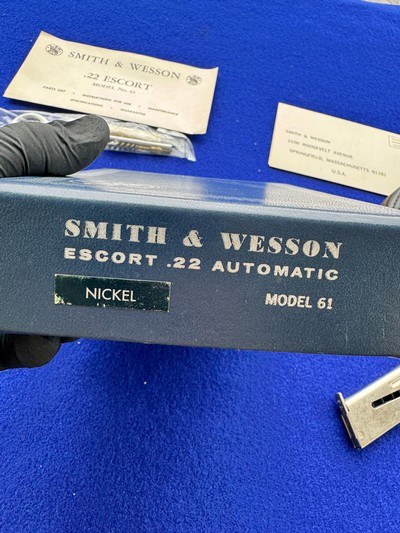 1971 Smith Wesson Model 61-3 Escort *RARE* Nickel .22LR - Image 19 of 20
