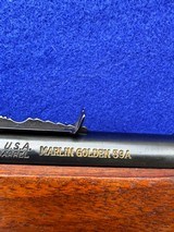 Like New 1965 Marlin Golden 39A .22 S-L-LR Curio Relic JM - Image 9 of 19