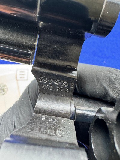 In Box 125th Annv Smith Wesson model 25-3 .45 Colt Commemorative 1977 - Image 10 of 20