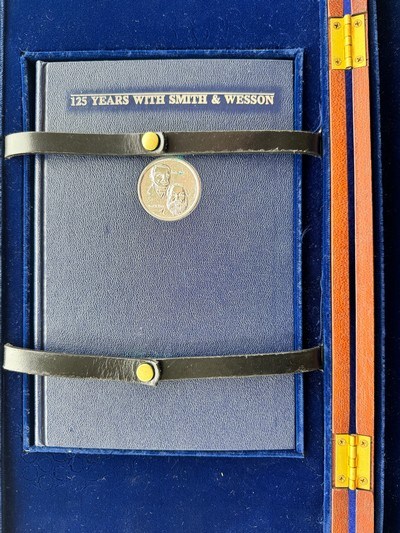 In Box 125th Annv Smith Wesson model 25-3 .45 Colt Commemorative 1977 - Image 18 of 20