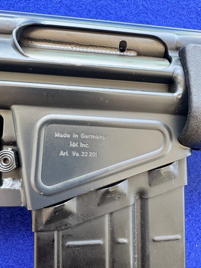 Like New Pre Ban 1981 HK91 A-2 Heckler & Koch .308 German Roller Lock - Image 12 of 20