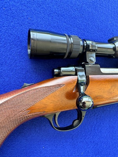 1984 Ruger M77 RSI .308 Mannlicher Red Pad Tang Safety Leupold - Image 3 of 20