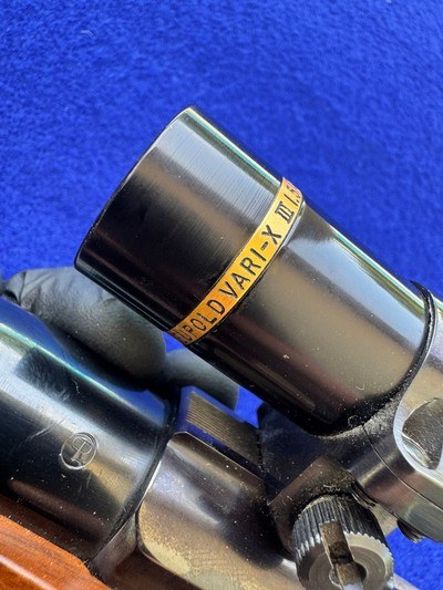 1984 Ruger M77 RSI .308 Mannlicher Red Pad Tang Safety Leupold - Image 12 of 20