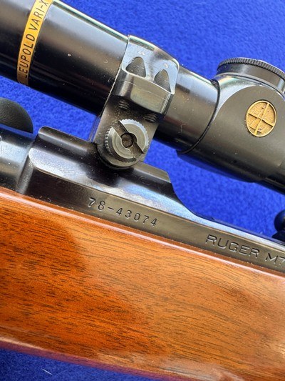 1984 Ruger M77 RSI .308 Mannlicher Red Pad Tang Safety Leupold - Image 10 of 20