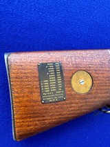 1942 Husqvarna Swedish M38 Mauser 6.5x55 Matching Range Plate Curio Relic WWII - Image 3 of 20
