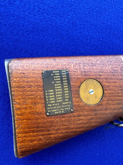 1942 Husqvarna Swedish M38 Mauser 6.5x55 Matching Range Plate Curio Relic WWII - Image 3 of 20
