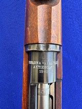 1942 Husqvarna Swedish M38 Mauser 6.5x55 Matching Range Plate Curio Relic WWII - Image 8 of 20