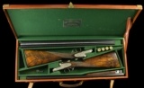 Pair of 12 Gauge LeBeau Courally "Nemrod" Round Body Sidelock Ejector Game Guns - 1 of 17