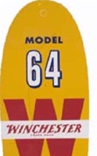 Model 64 Genuine Licensed Winchester Tag