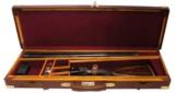 12/16/20 Gauge 3 Bbl SXS Traditional Leather Trunk Gun Case - 1 of 8