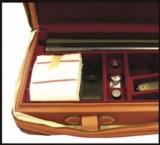 20 Gauge Single Gun SXS Traditional Leather Trunk Case - 5 of 7