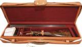 20 Gauge Single Gun SXS Traditional Leather Trunk Case - 1 of 7