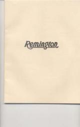 Remington 1910 Catalog Reprint