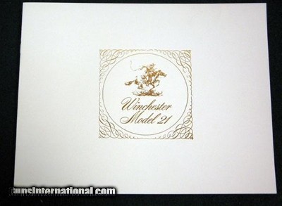Set of 2 Winchester Model 21 Catalog Reprints - Image 4 of 6