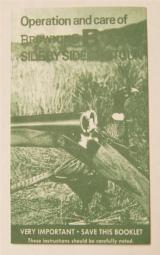 Operation and care of Browning B-S/S SIDE BY SIDE SHOTGUN Re - Image 1 of 2