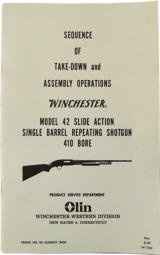 Take-Down and Assembly Instructions for Winchester Model 42 - 1 of 1