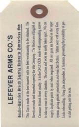 Lefever Factory Original Hanging Tag - Image 2 of 2
