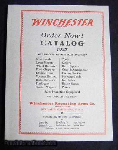 Winchester 1927 full catalog reprint