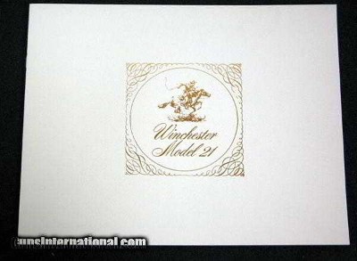 Winchester Model 21 Catalog