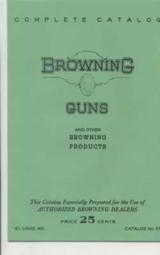 1939 Browning Guns Catalog Reprint