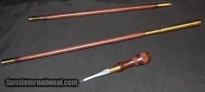 12/16 Gauge Deluxe Rosewood/Brass Cleaning Rod from CSMC