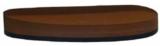 Brown Thin Solid Recoil Pad - CT Shotgun Mfg. Co. 3/4” depth - 1 of 4