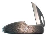 Engraved Galazan Folding Sidelock Knife - Med