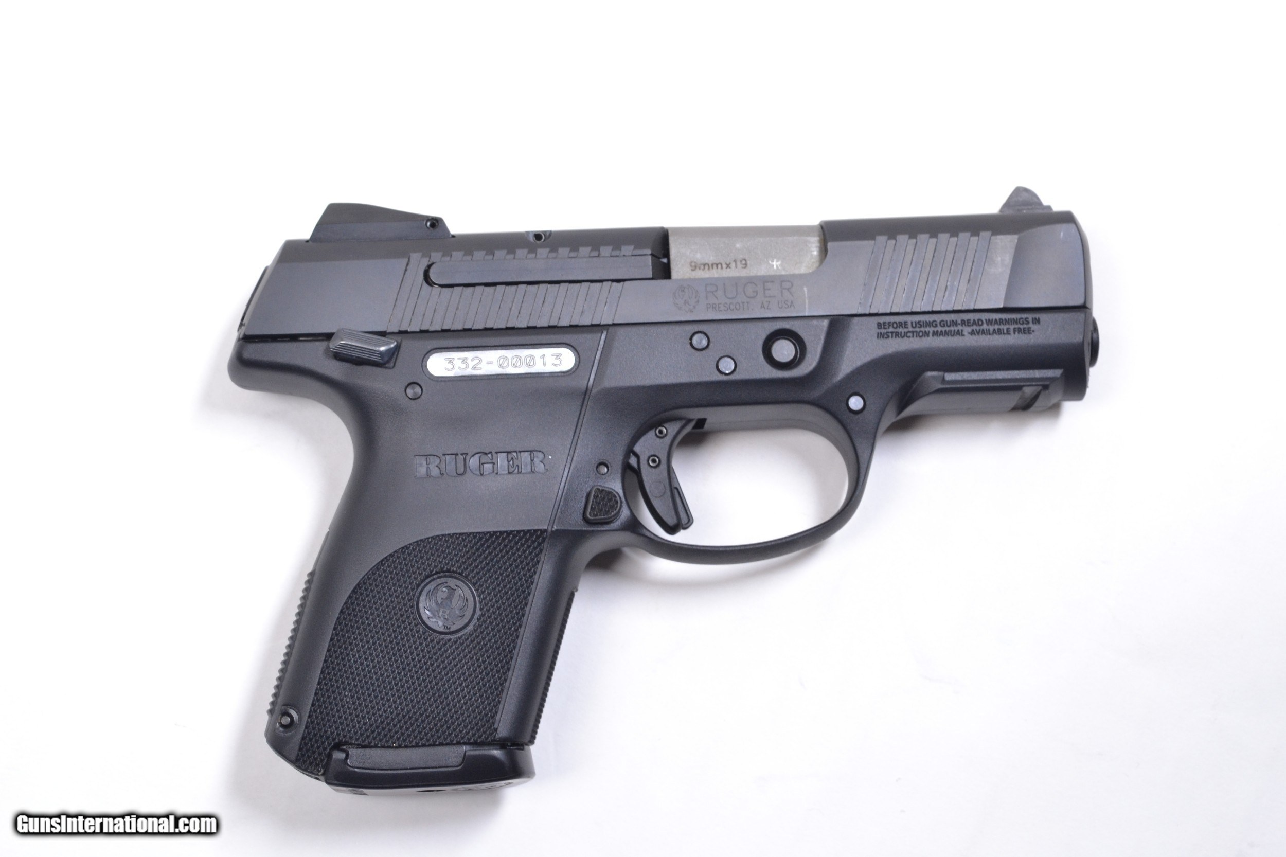 RUGER SR9C 9mm Para. cal., 3 1/2 in. barrel