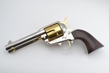 Standard Manufacturing - Single Action Revolver, Nickel/Gold Plated, .45 LC. 4 3/4" Barrel. (LIMITED EDITION) - 1 of 9