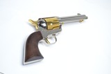 Standard Manufacturing - Single Action Revolver, Nickel/Gold Plated, .45 LC. 4 3/4" Barrel. (LIMITED EDITION) - 9 of 9
