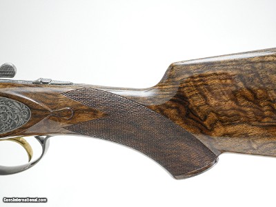 CSMC - A10, O/U Sidelock, Platinum Ornamental, 12ga. 28” Barrels with Screw-in Choke Tubes. MAKE OFFER. - Image 9 of 11