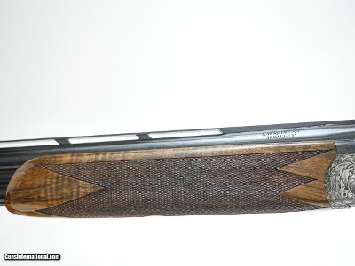CSMC - A10, O/U Sidelock, Platinum Ornamental, 12ga. 28” Barrels with Screw-in Choke Tubes. MAKE OFFER. - Image 7 of 11