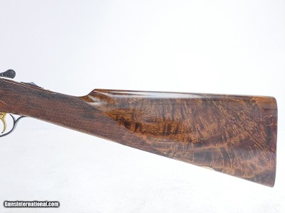 CSMC - Model 21, SxS, Titanium, Straight Grip, Gold Single Selective Trigger, 12ga. 28